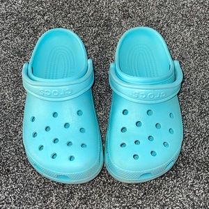 Light blue Crocs